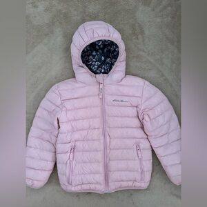 Pink Puffer Jacket with Hood